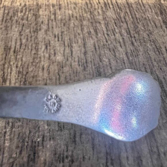 Vintage Silver Demitasse Cup Tea Coffee Spoon Tulip Flower Made Holland 1973 - Picture 7 of 7